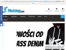 Tablet Screenshot of filutshop.com